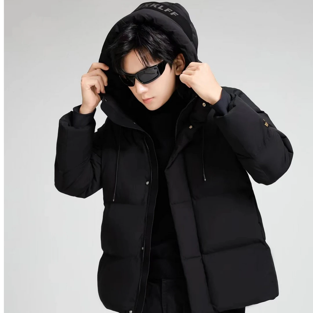 【2025新春破价】黑钻哑光短款羽绒服