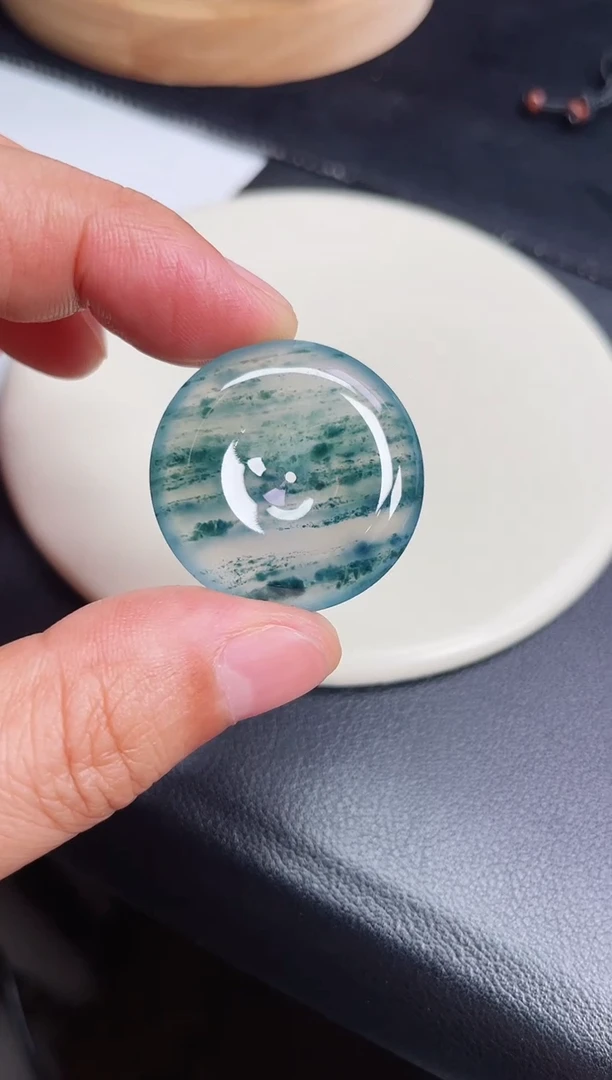 颈饰未镶嵌翡翠【37】平安扣 尺寸 29.8   6mm