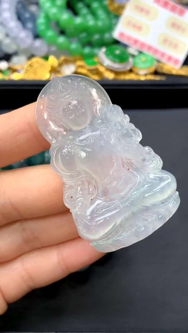 颈饰未镶嵌翡翠444-中国好珍宝