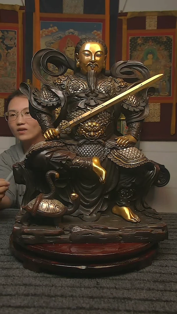 铜黑**神收藏摆件00001