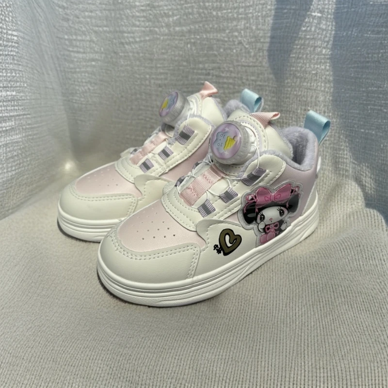 【断码二棉】温州童鞋低帮加绒板鞋米紫米粉306