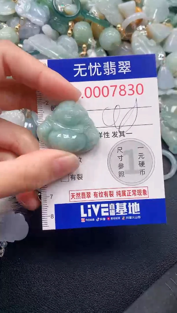 吊坠(不含链)未镶嵌翡翠7830