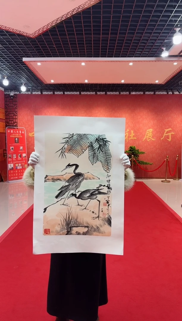 【闪购商品】国画道一老师亲笔绘画作品D8