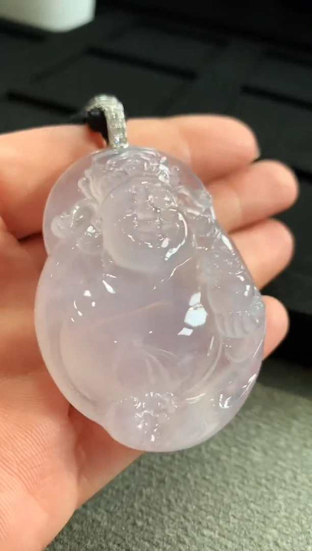 【闪购商品】翡翠颈饰18K金镶嵌吊坠