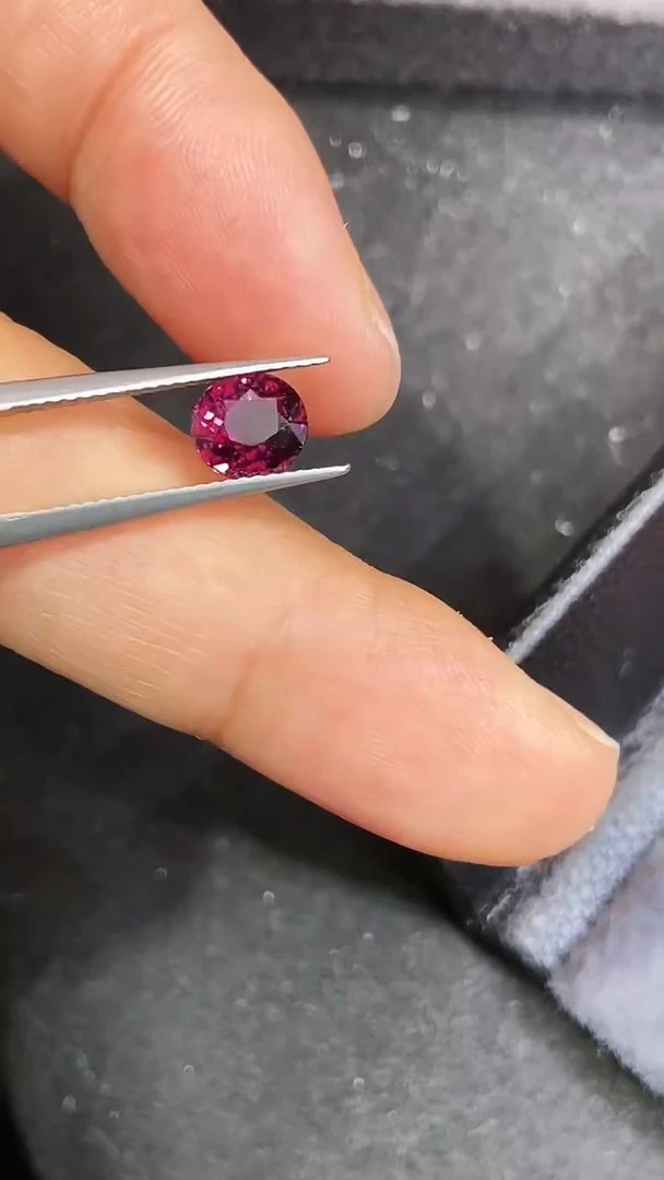 【闪购商品】定制碧玺定制未镶嵌红卢比来色1.355克拉天然