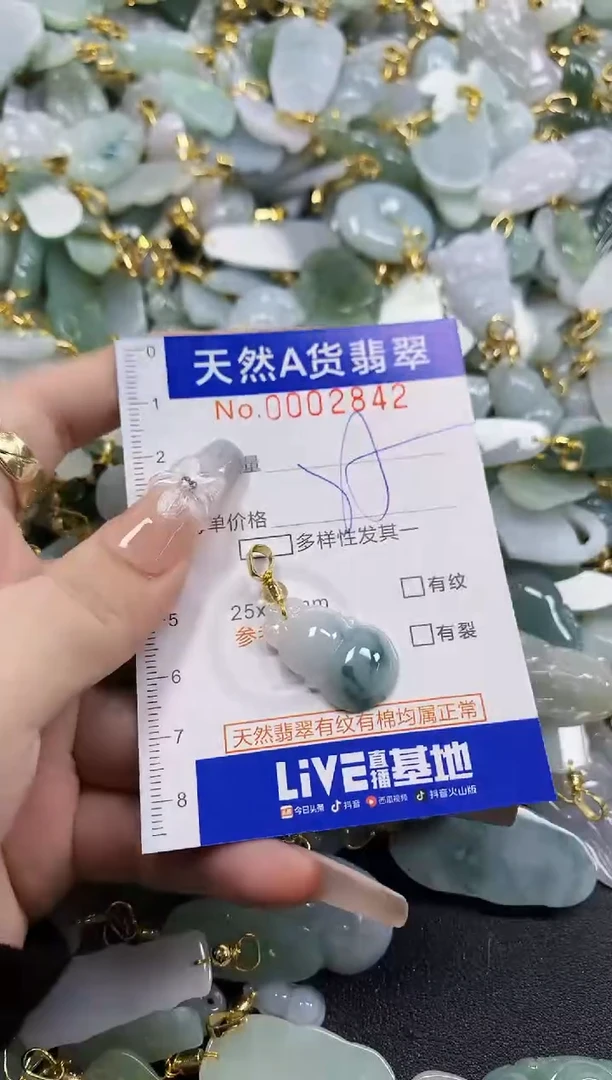 颈饰未镶嵌翡翠天然A货翡翠