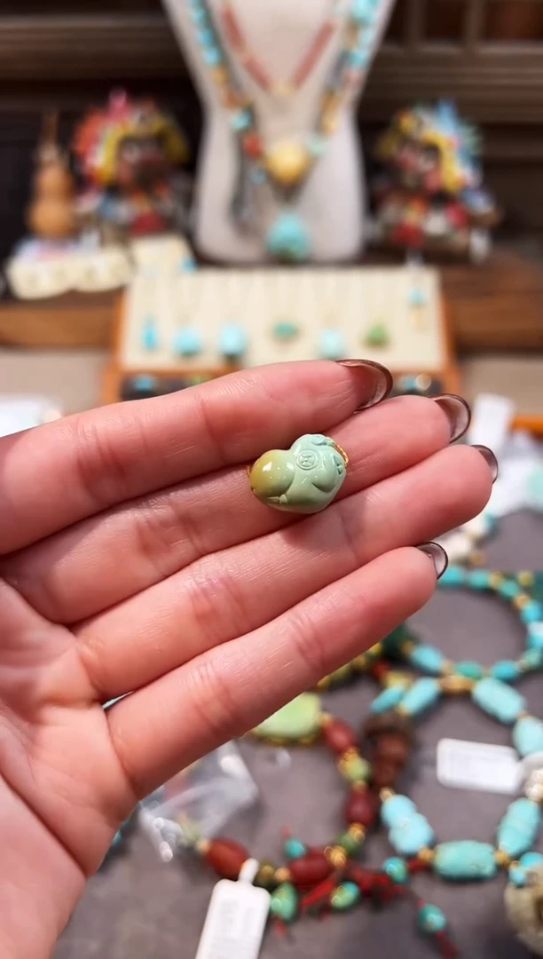 未镶嵌绿松石配饰唐马