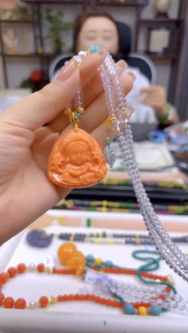 未镶嵌毛衣链水晶DIY款M775