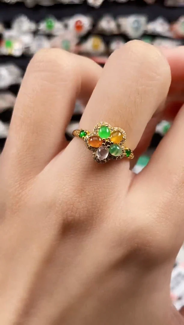 未镶嵌戒指翡翠天然A货翡翠87