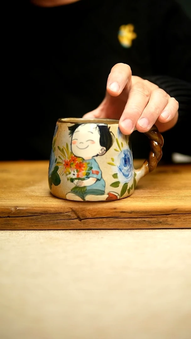 @@陶园瓷舍@@纯手工手绘@高温釉下彩