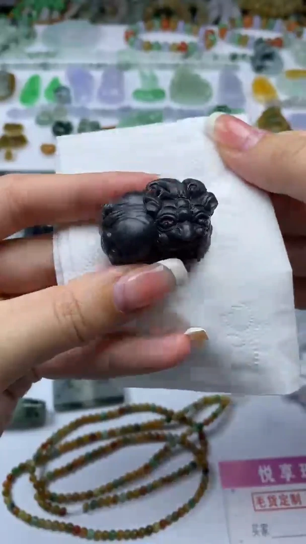 未镶嵌定制翡翠毛货定制不退不换