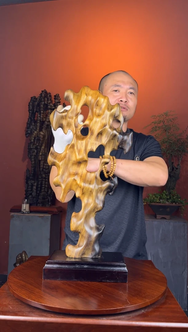 金丝楠117号金丝楠木随性摆件