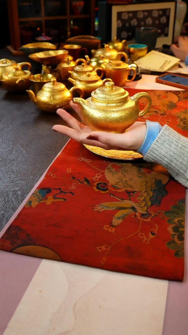 茶杯紫砂【宜景窑系列】金壶