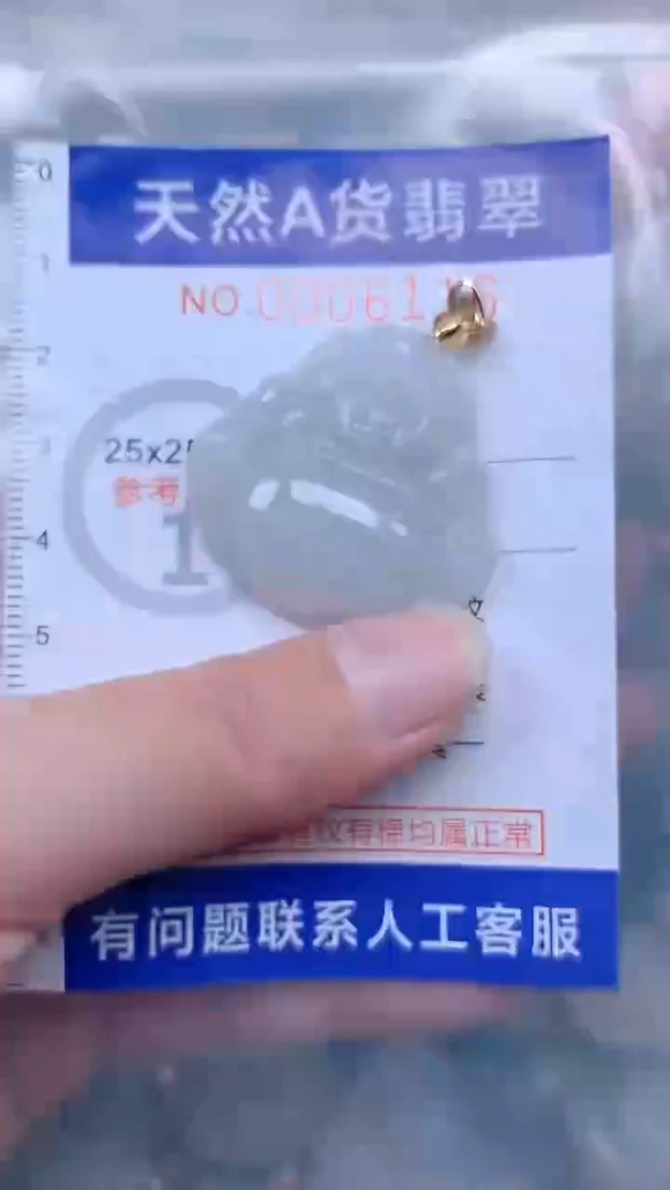 翡翠未镶嵌吊坠(不含链)1