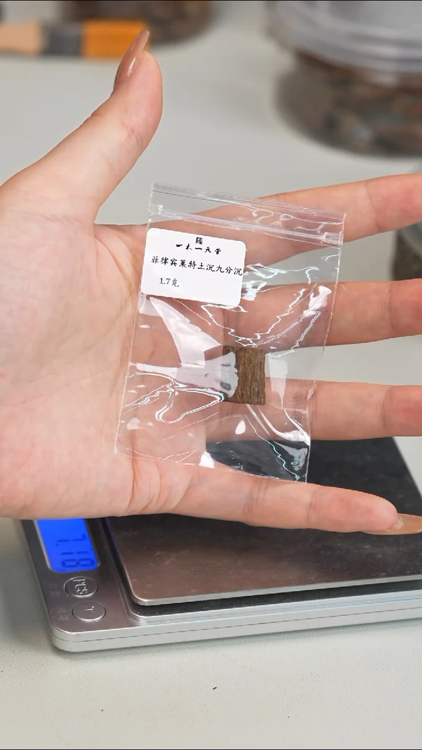 沉香沉香碎屑菲律宾莱特土沉九分沉1.7g