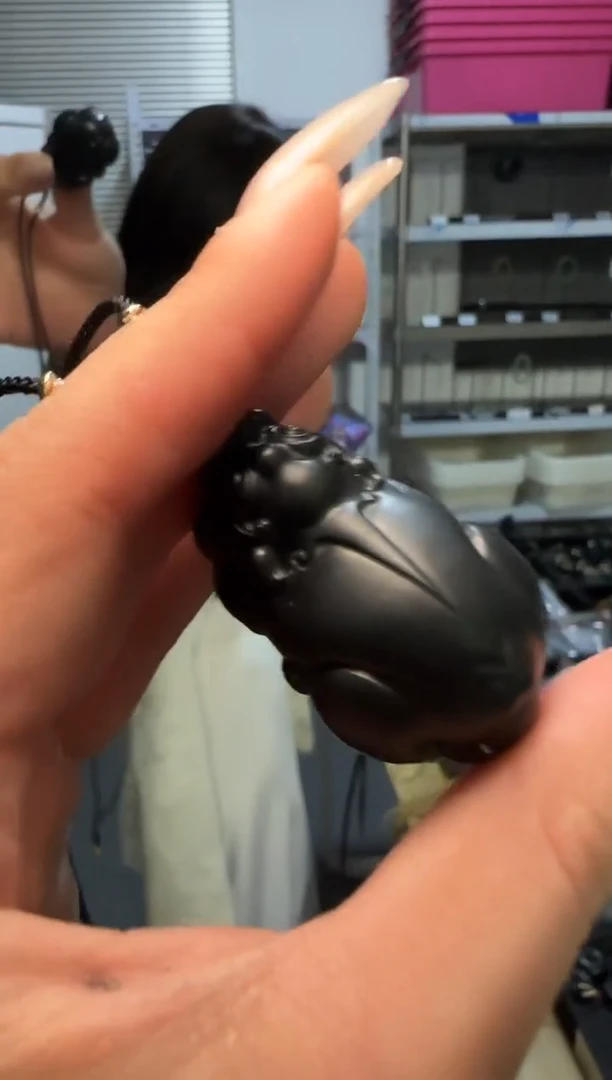 颈饰未镶嵌和田玉青玉貔貅吊坠