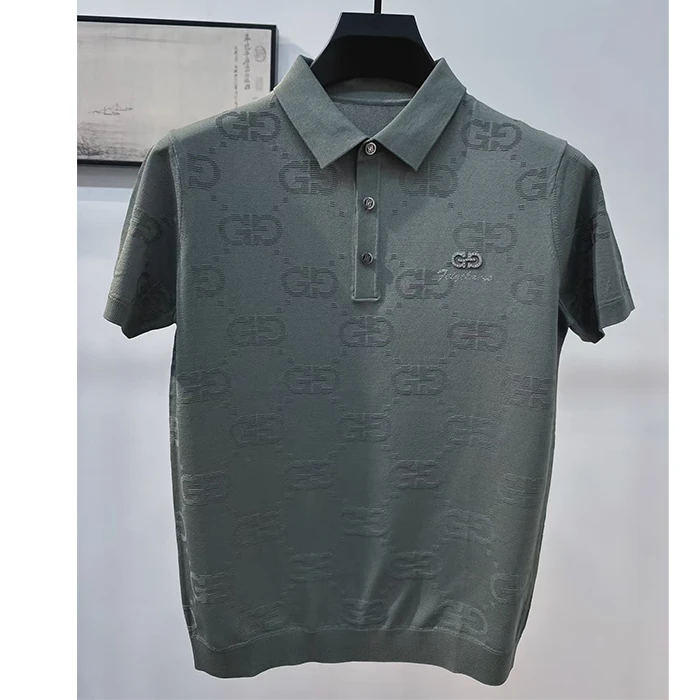 男士潮流春夏凉爽高级圆领爆款轻奢百搭休闲【史蒂芬·宾利】双G