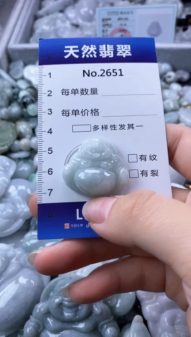 翡翠未镶嵌颈饰缅甸A货翡翠2651