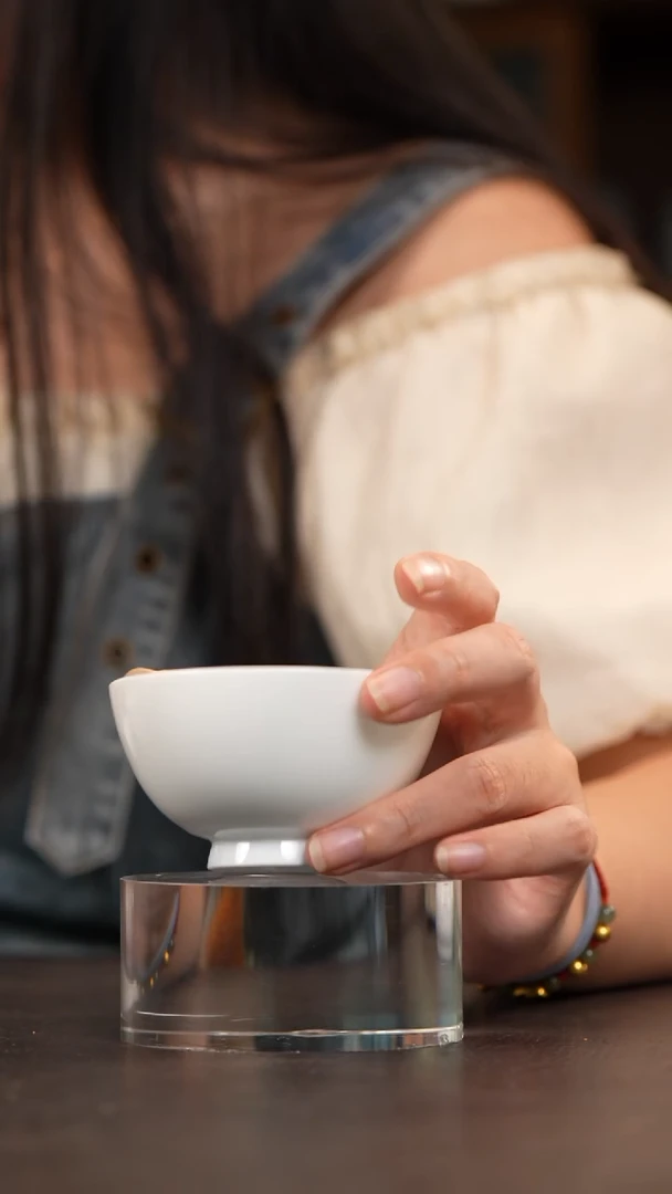 白胎手工小鸡心杯