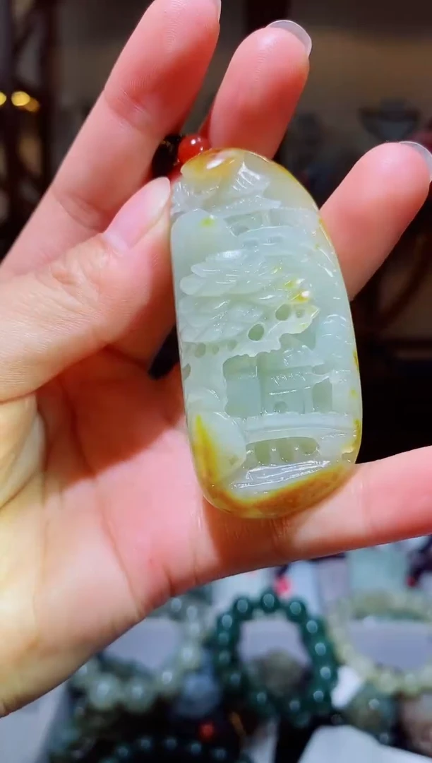 颈饰未镶嵌和田玉1
