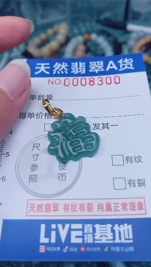 颈饰未镶嵌翡翠00008300