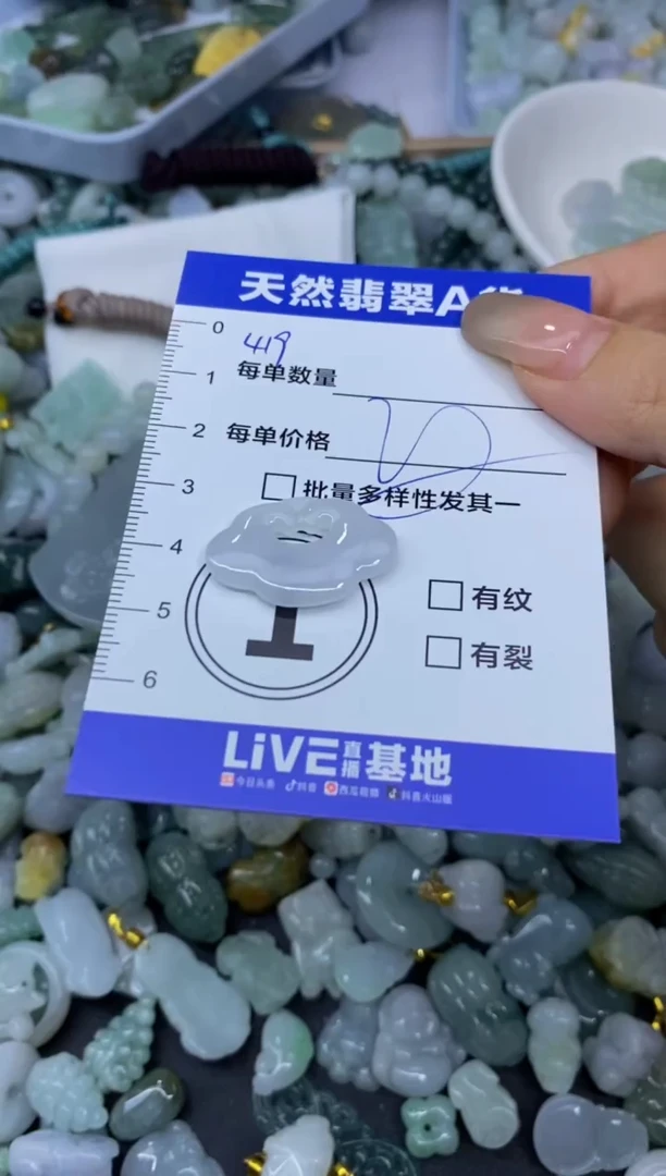 颈饰未镶嵌翡翠天然翡翠A货批量多样性发一件
