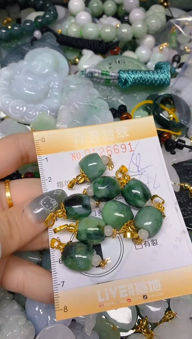 【闪购商品】翡翠颈饰未镶嵌闪购0126691多样性发其一