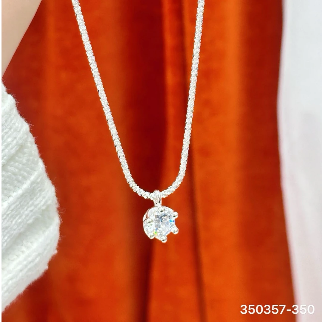 链子足银 爱敏首饰项链350357