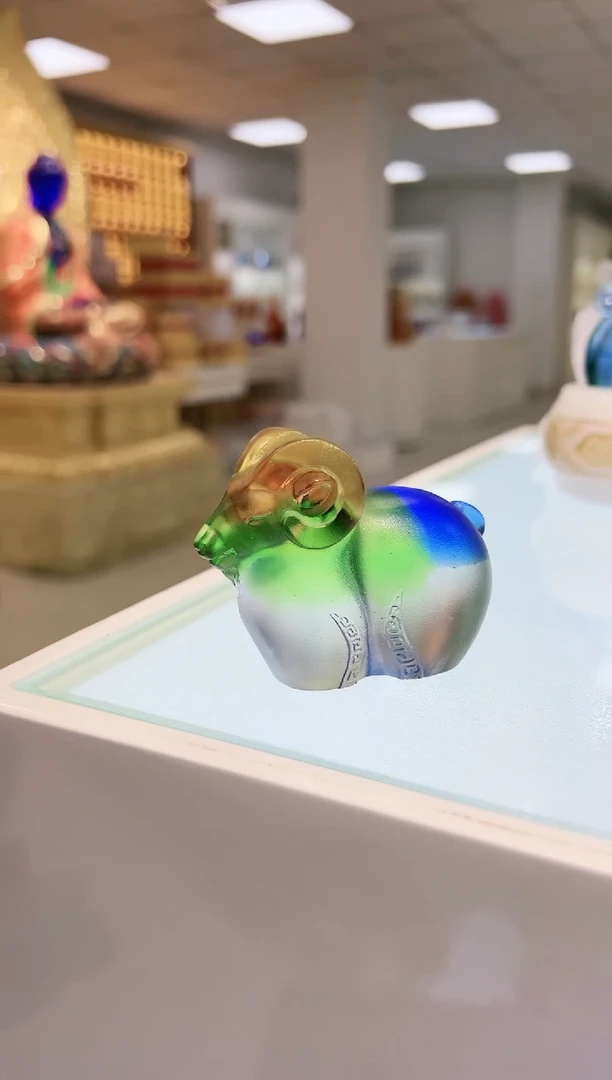 【闪购商品】茶宠古法琉璃生肖羊