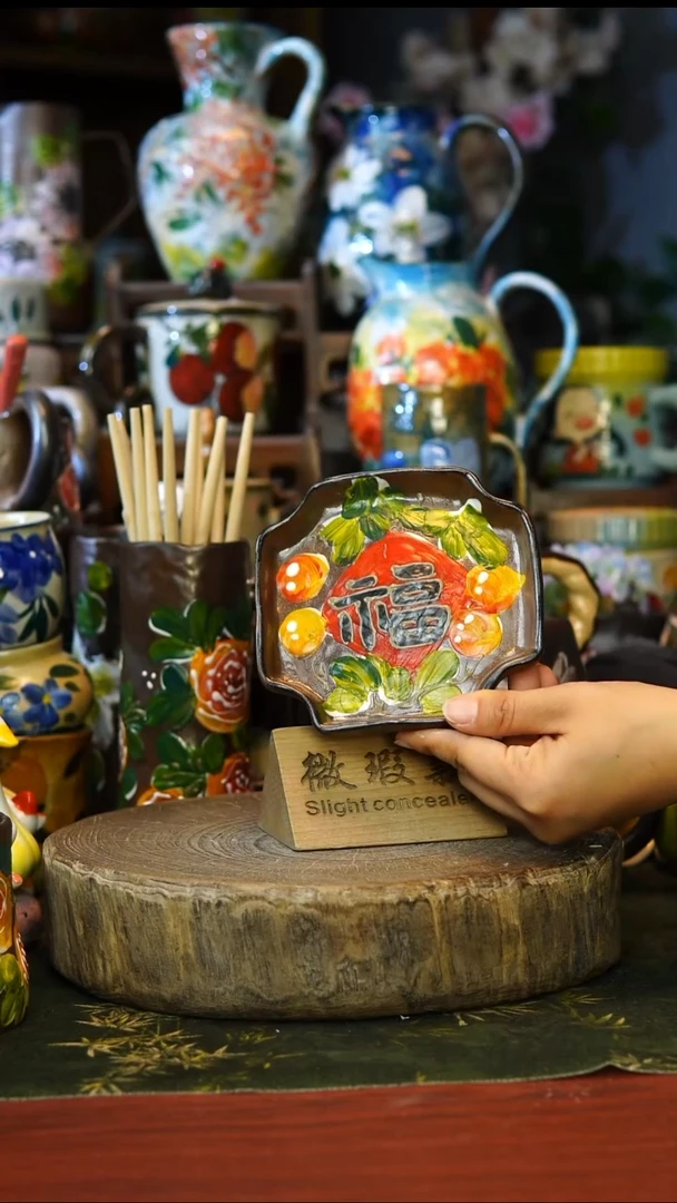 陶瓷81景德镇手工手绘釉下彩