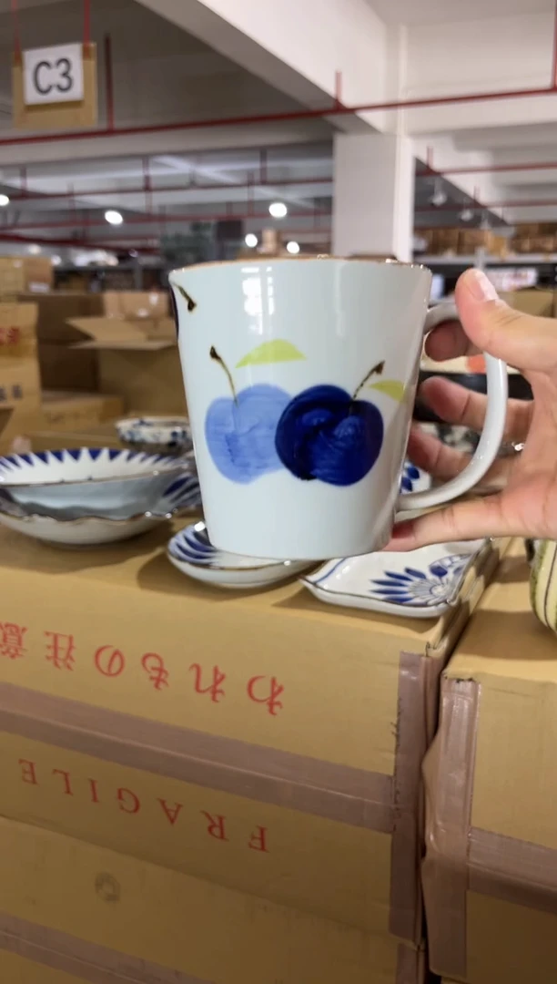 瓷片苹果马克杯（高款）