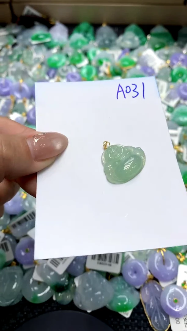 【闪购商品】翡翠颈饰18K金镶嵌111111111