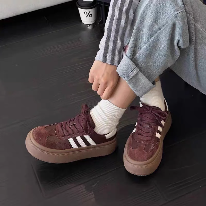 88572香港安可拉红德训鞋女季新款厚底ins时尚百搭休闲运动板鞋11