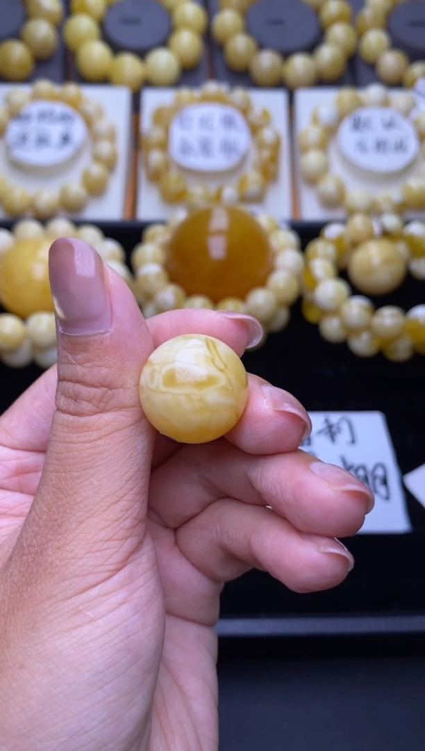 裸石琥珀未镶嵌大小姐珠宝12