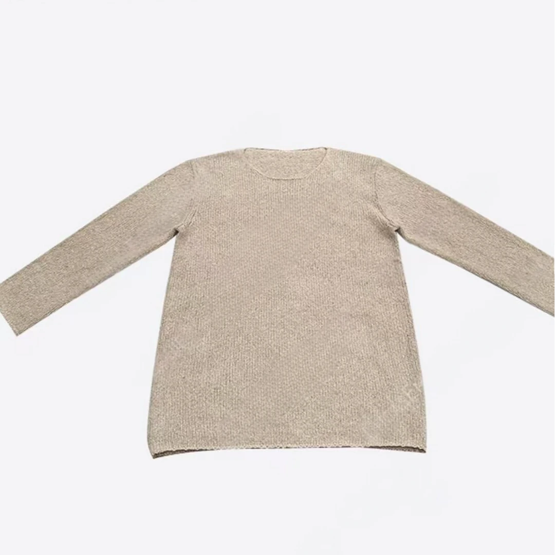 毛针织衫休闲打底衫套头风衣薄款衫圆领套头款百搭女0083---2