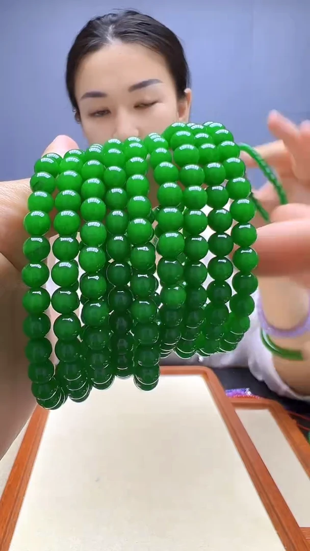 翡翠未镶嵌颈饰丹丹diy颈饰6mm手链