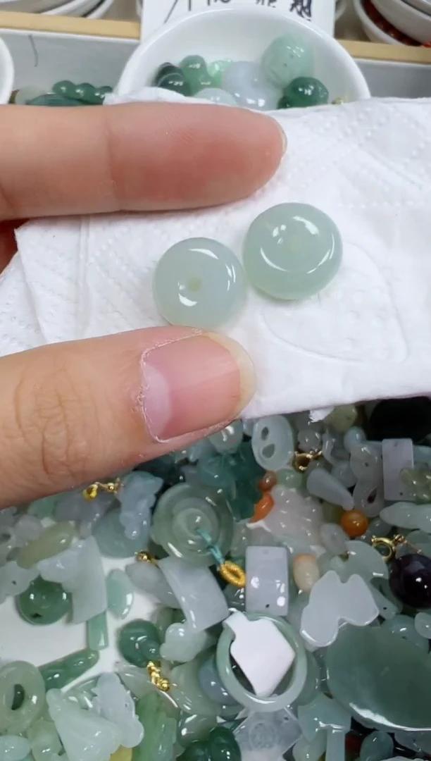 散珠翡翠473号链接，A货翡翠