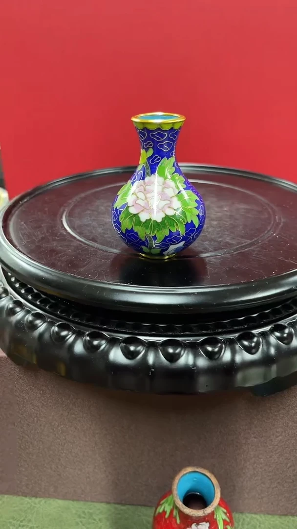 【闪购商品】非遗 景泰蓝玉壶春小赏瓶