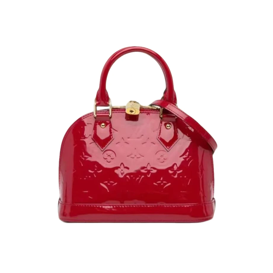 99新 LouisVuitton/路易威登 LV贝壳BB漆皮