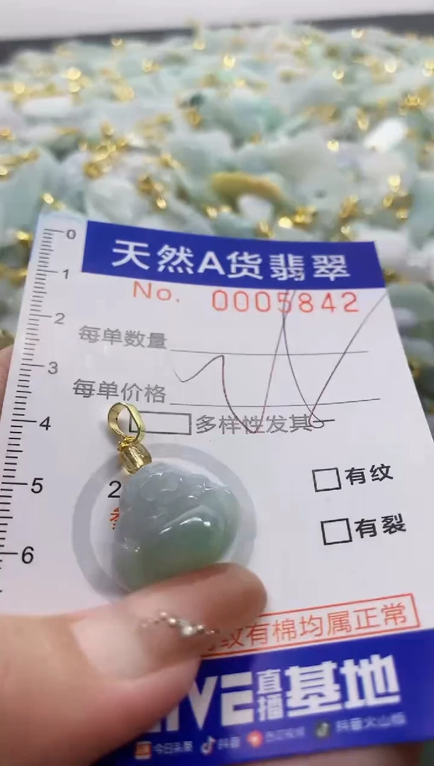 颈饰未镶嵌翡翠天然A货翡翠