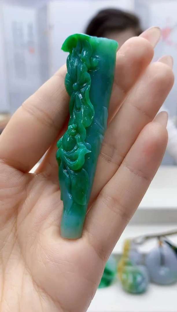 未镶嵌定制翡翠3099ty-毛货挂件76