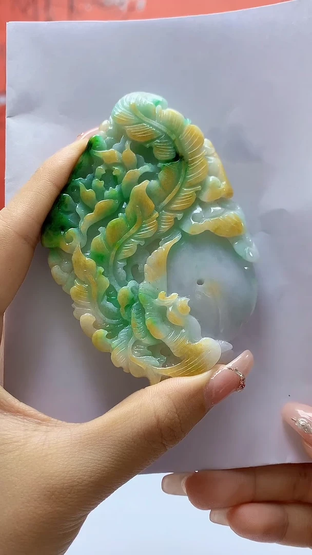 未镶嵌定制翡翠4829ty-毛货挂件40