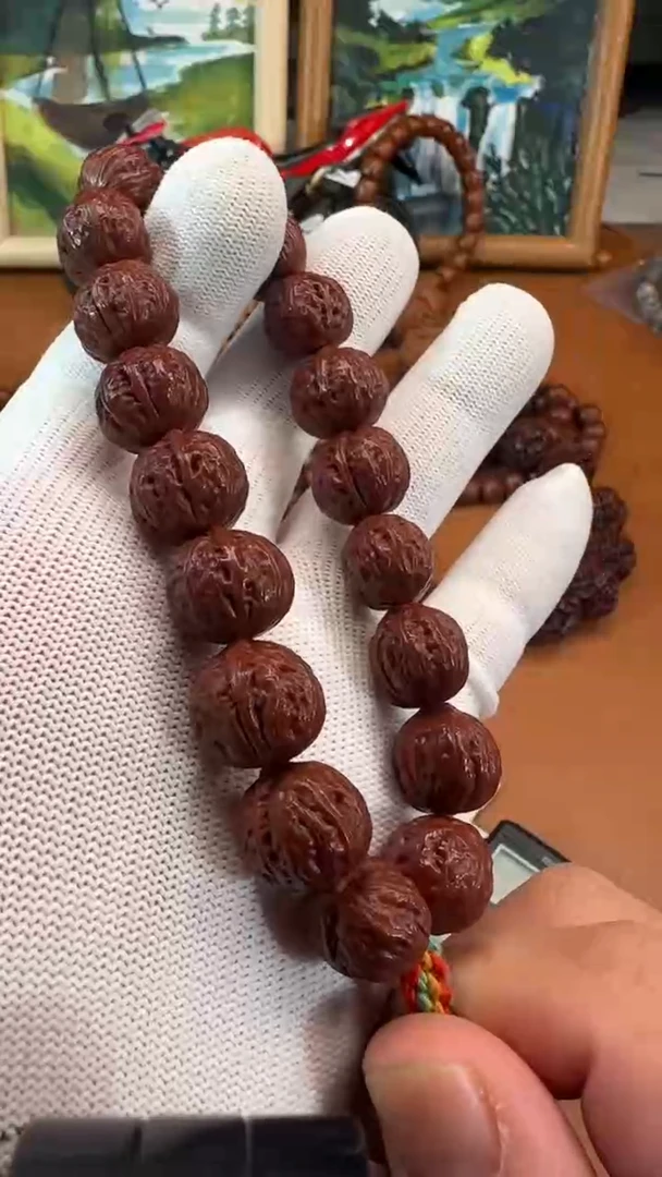 吊坠文玩核桃秋子头尾无修