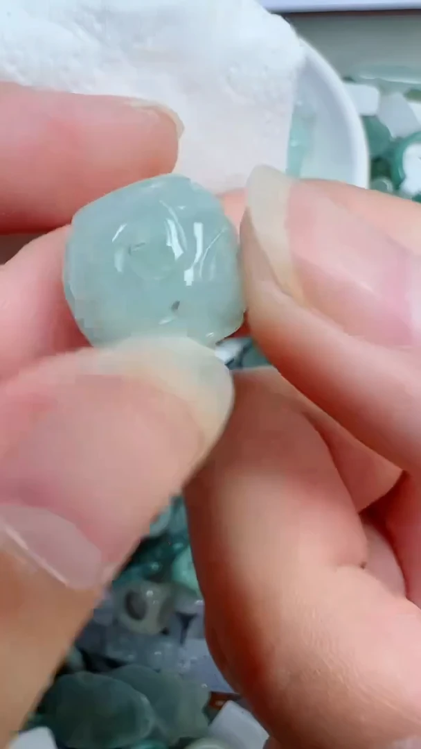 散珠翡翠71号链接，A货翡翠