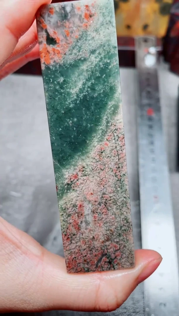 桂林鸡血玉素章3.0左右19