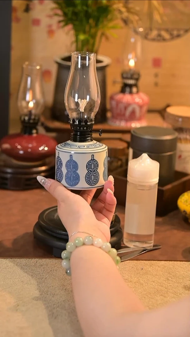 陶瓷景德镇陶瓷香薰灯摆件