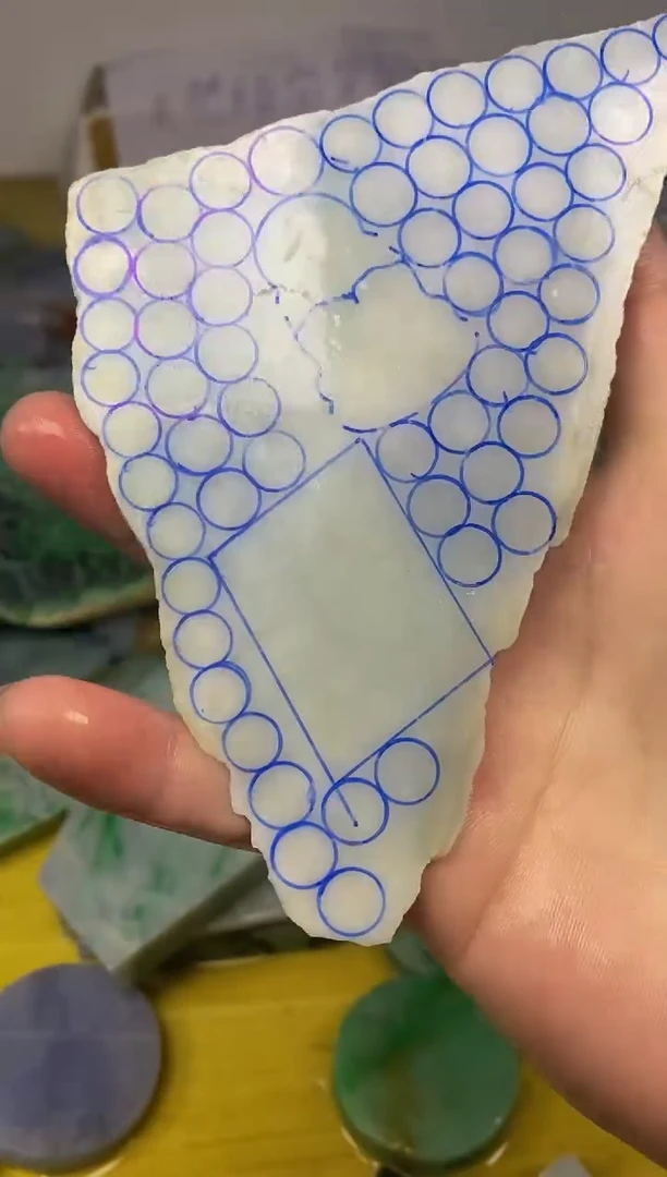 散珠翡翠天然缅甸翡翠A货354