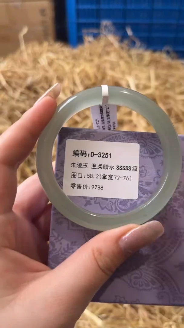未镶嵌手镯石英质玉D-3251