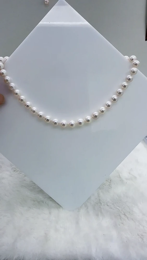 未镶嵌淡水珍珠DA珍珠串链9-11 y162