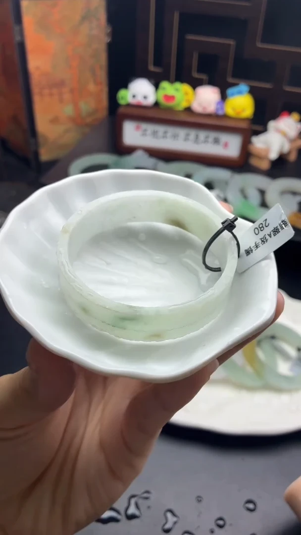 未镶嵌手镯定制翡翠55 卡4